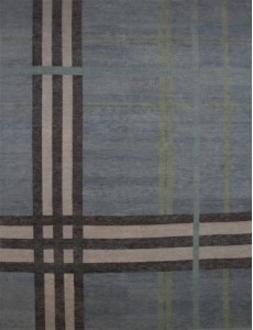 Belted Plaid Rug BP40